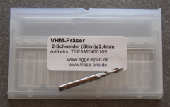 VHM-Frser 2-Schneider (Stirn)  2.40mm